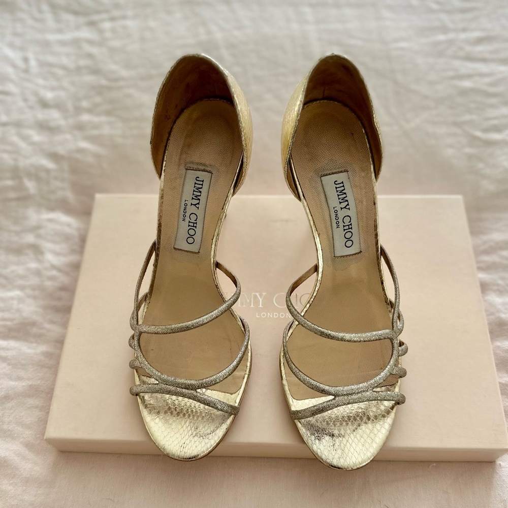 Jimmy Choo Gold Heels